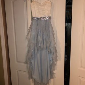 Strapless High/Low Formal Dress